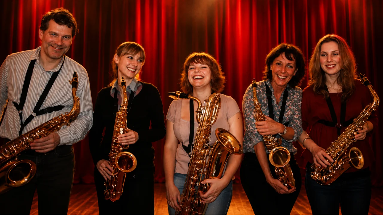 SAXOPHONENSEMBLE LA ESCUELITA<br>Geschichten erzählen – von Reisen, Begegnungen und Gemeinschaft